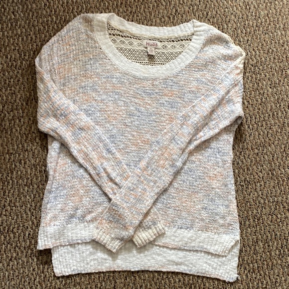 MUDD Lace Back Sweater - Juniors - Picture 4 of 6